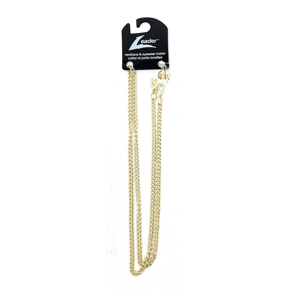 Eyeglass Chain Strap Men Women‎ Sunglasses Holder Necklace Curb Gold 25"